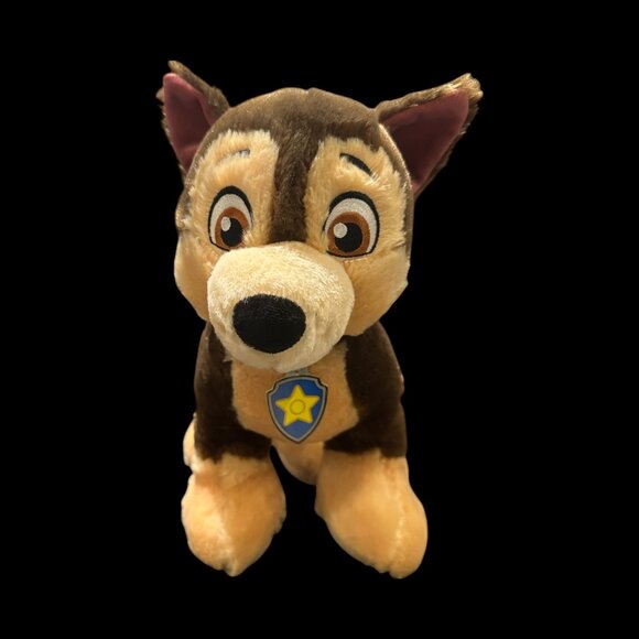 Build-A-Bear Workshop Nickelodeon PAW Patrol Chase Dog Stuffed Plush Animal, - Picture 1 of 6